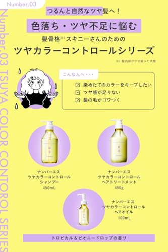 ｰ【公式】THE PUBLIC ORGANICからの出品は既に終了しております- Number.S ナンバーエス ツヤカラーコントロール ヘアオイル トロピカルピオニー 補修 100mL ダメージ 色落ち 髪骨格 ヘアケア 日本製