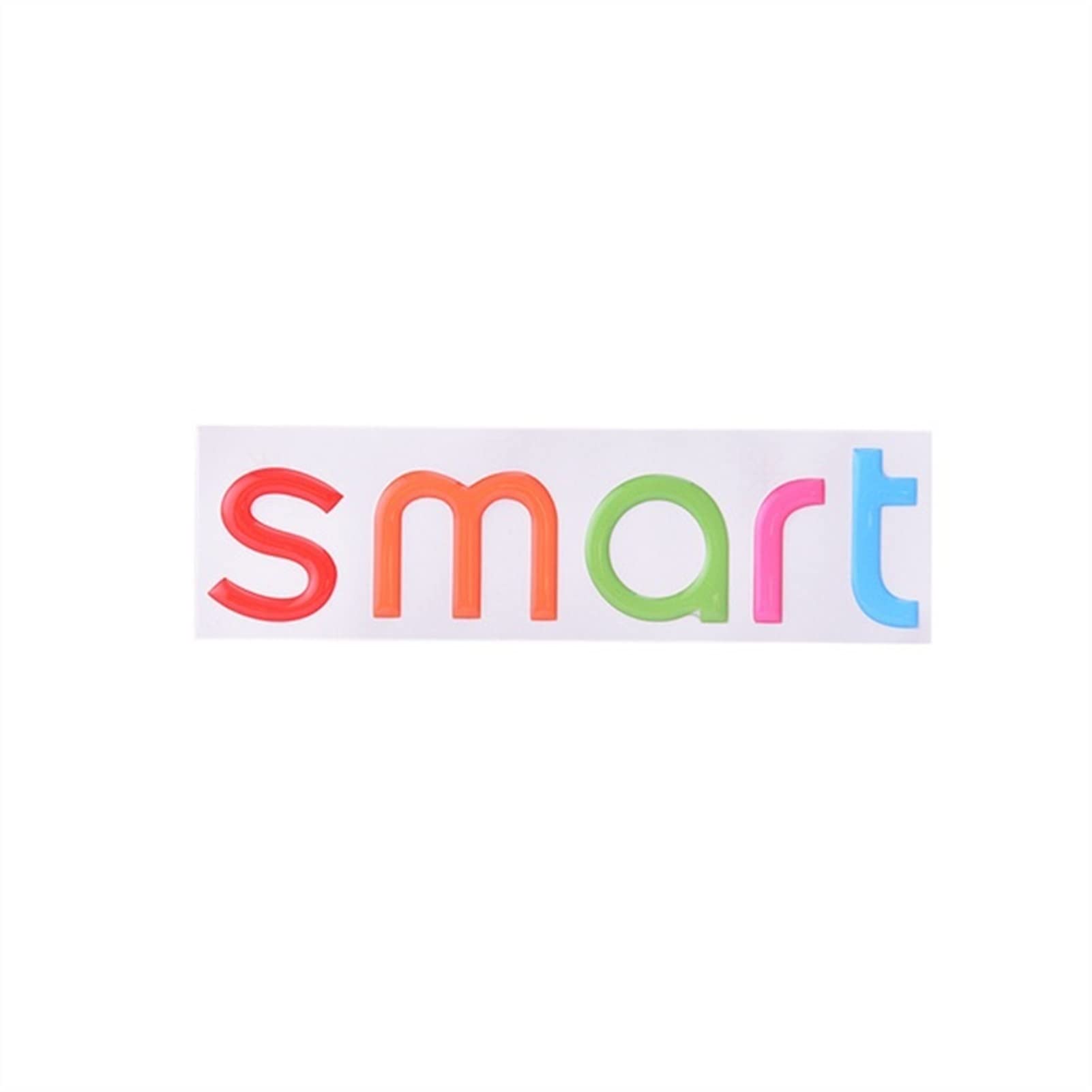 Pegatina de coche con logotipo de cola 3D para la decoración del maletero de Smart 453