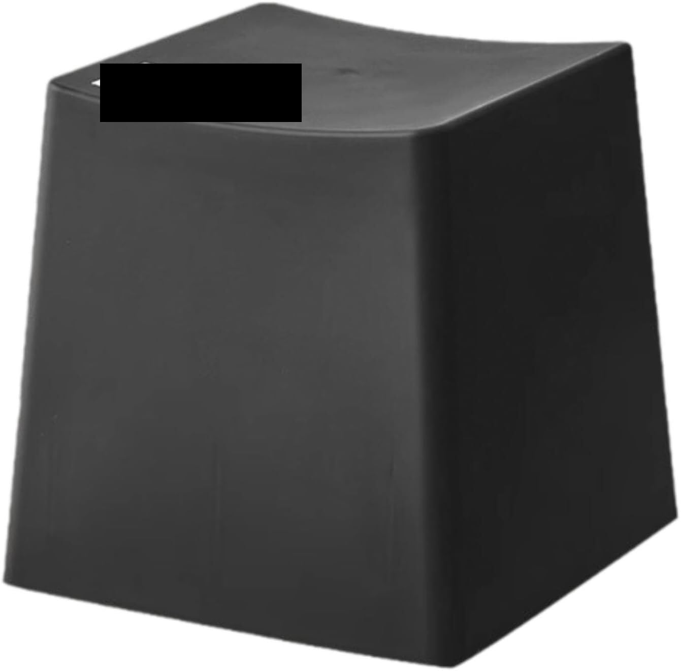 Table de chevet ou appartement petit espace tabouret noir