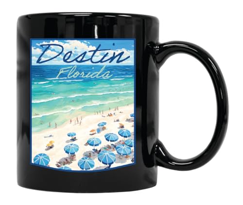 R and R Imports Destin Florida Ocean Days Mug 12 oz Black
