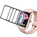 Compatible for Hamile Smartwatch Screen Protector, Lamshaw [3 Pack] 3D Full Coverage PET Screen Protector Film Compatible for Dirrelo GT01 / LETSCOM GT01 1.55