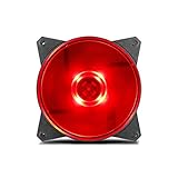 Cooler Master R4-C1DS-12FR-R1 MF120L Red 12cm LED Damping Quiet Case Fan for CPU Cooler Water Cooling 120mm Fan Replaces (RED) (Color: MF120L RED)
