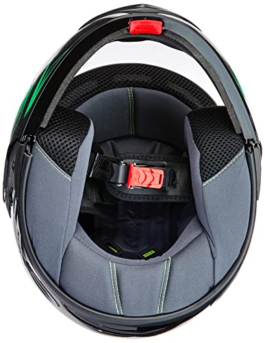 Capacete Robocop Escamoteável MIXS Gladiator Storm 56 Verde