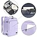MATEIN Carry on Backpack for Women, 40L Heavy Duty Travel Backpack Airplane Approved, Expandable Simple Fashion Daypack, Frequent Traveler Gifts, Light Purple