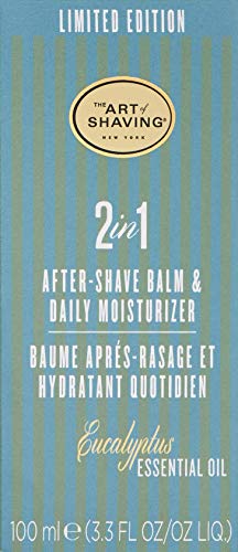 The Art of Shaving After-Shave Balm for Men - Face Moisturizer, Clinically Tested for Sensitive Skin, Eucalyptus, 3.3 Ounce - Thumbnail 2