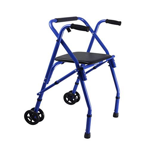 Déambulateur avec siège pliable pour rompre l'isolement des aînés