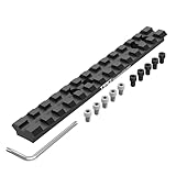 Eastern Tactical Supply Mossberg 500 Mossberg 590 Mossberg 835 Shotgun Picatinny Rail Scope Base Top Rail Mount (Black)