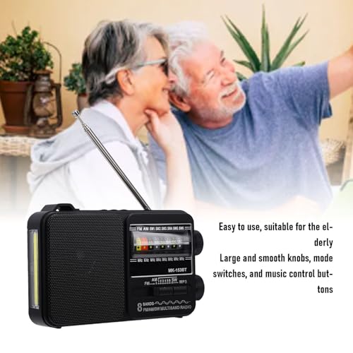 Radio portátil Fosa AM FM SW con Bluetooth y carga USB miniatura 4