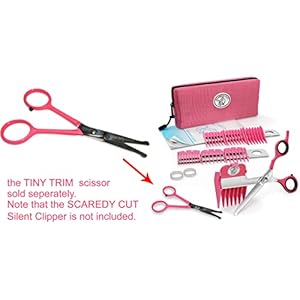   Tiny-Trim-45-Ball-Tipped-Scissor-for-Dog-Cat-and-all-Pet-Grooming-Ear-Nose-Face-Paw-Scaredy-Cuts-small-Safety-Scissor
