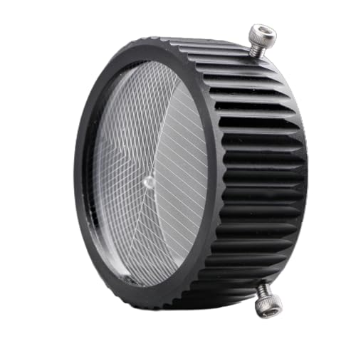 Starboosa Bahtinov Focusing Mask for Telescopes – Upgraded Glass Star Pattern with Durable Aluminum Alloy Frame – Compact Design with Hex Key Lock Screws