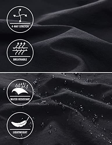 CRZ YOGA Calça masculina elástica para golfe – 76,2 cm de secagem rápida para treino, calça jogger c