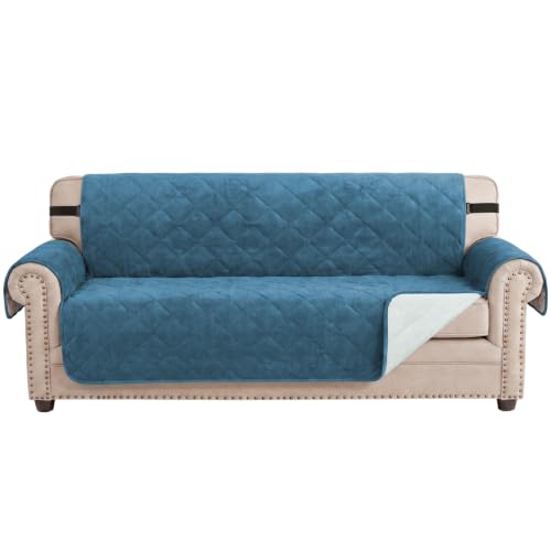 H.VERSAILTEX Quilted Velvet Oversized Sofa Protector