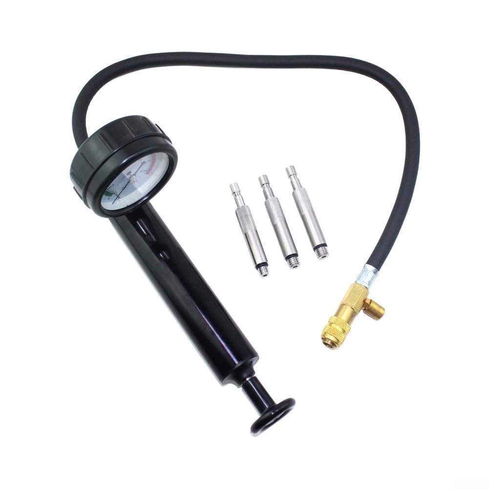 Detector de fugas de motor fueraborda Probador de estanqueidad de aire compatible con 90890-06840, herramienta de presión de unidad inferior de hierro y plástico para mantenimiento de motores marinos