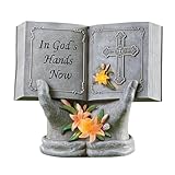 Collections Etc Solar Powered in God's Hands Now Memorial Statue