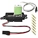 FAERSI 89019100 HVAC Fan Blower Motor Resistor Kit with Harness Replacement for 2002-2009 Chevy Trailblazer GMC Envoy, 2004-2007 Buick Rainier, 2002-2006 GMC Envoy XL, 2003-2008 Isuzu Ascender