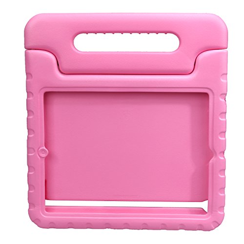 NEWSTYLE Apple iPad 2 3 4 Étui léger pour enfant Super Housse de protection Coque antichoc avec poignée et support pour enfant pour Apple iPad 4, iPad 3 & iPad 2 2ème 3ème 4ème génération (Pink)