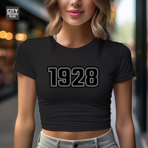 Crop top noir femme vintage 1928 haut court tendance été stretch - 3