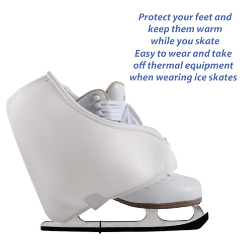 image for JYSILIYH Thermal Skate Covers,Insulated Warm Skate Boot Covers for Ice