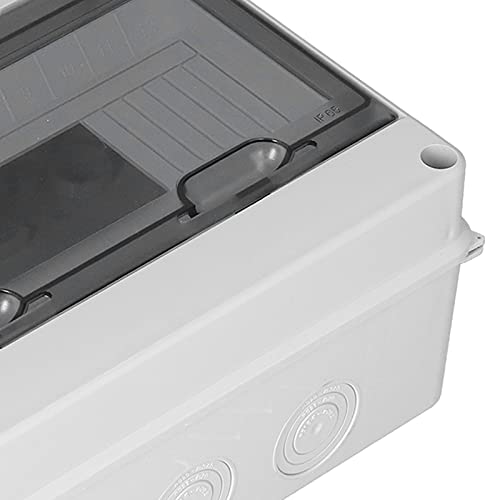 Boîte de jonction électrique robuste avec couvercle transparent de protection