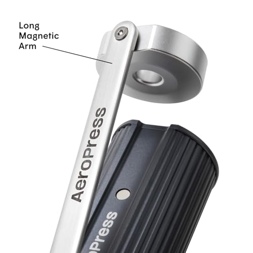 Image of AeroPress Manual Coffee Grinder - Portable Hand Burr Grinder with Titanium-Coated Conical Burrs, 60 Grind Settings, Compact Travel Coffee Bean Grinder for AeroPress, Espresso, French Press, Moka Pot