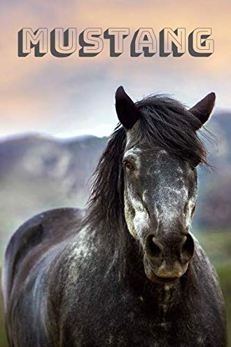 Mustang: Animal Notebook for Kids and Adults, Journal, Notes, Diary Drawing and Writing, Poetry(110 Pages, Lined, 6 x 9)