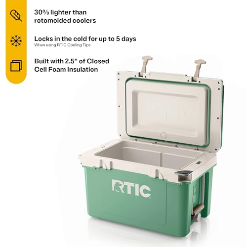 Rtic Ultra-Light 32 Quart Hard Cooler Insulated Portable Ice Chest Box For Drink thumb #1