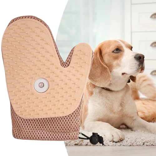 Händler für Haustierpflege – Bürstenhandschuhe für die Pflege von Hunden mit 260 Tipps | Massageschuhe mit verbessertem Fingerdesign | Haarentfernungshandschuhe für mehr