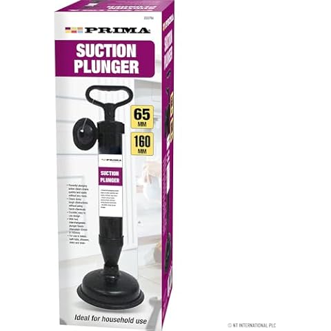 High-Quality Drain Unblocker Plunger with 2 Cups Cover