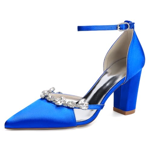 Sandales de mariage satin blanc escarpins talons hauts bride strass