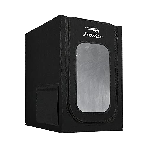 Creality Cubierta de Impresora 3D, 48 * 60 * 72 CM Carcasa Protectora de Carpa de Impresora 3D a Prueba de Polvo con Temperatura Constante, para Ender 3/ Ender 3 Pro/Ender 3 V2/ CP-01/ CR-100 Cover