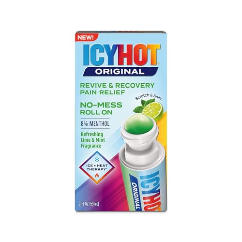 Icy Hot Revive & Recovery Pain Relief Liquid Menthol 8%,