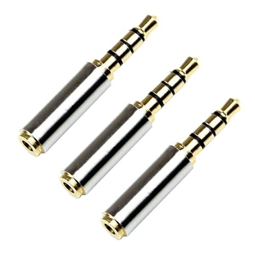 AKNBFIBN 3X �S�[���f����3.5mm�I�X-2.5mm���X�v���O �X�e���I�I�[�f�B�I�C���t�H���W���b�N�A�_�v�^�[�R���o�[�^�[