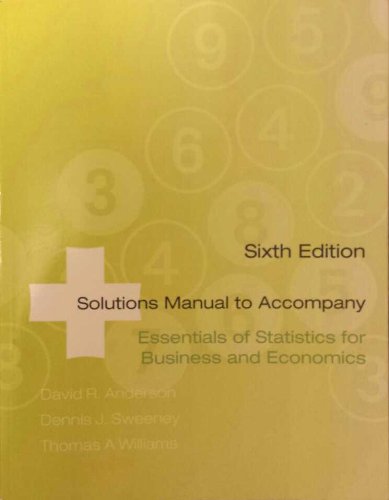 Solutions Manual to Accompany 6th edition(Essen... 113344167X Book Cover