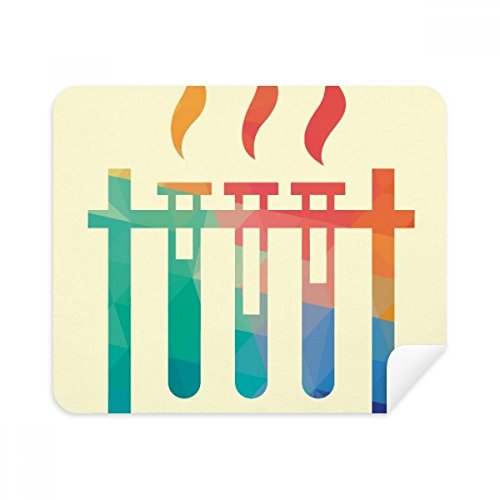 Different Temperatures Test Tube Chestry Cleaning Cloth Screen Cleaner 2pcs Suede Fabric