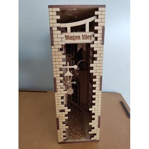 Suporte Aparador De Livros Harry Potter Decoração Beco Diagonal Iluminado Quarto (Desmontado)