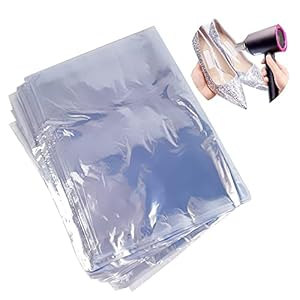 Doulein Schrumpffolienbeutel 100PCS Transparent für Schuhe
