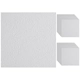 Pangda 20 Pack Self Adhesive Drywall Patch Stickers 3.9 x 3.9 Inch Pre Textured Paintable Wall Hole Patch Wall Patches for Holes Drywall Repair Tape for Walls Ceilings and Plaster Surfaces
