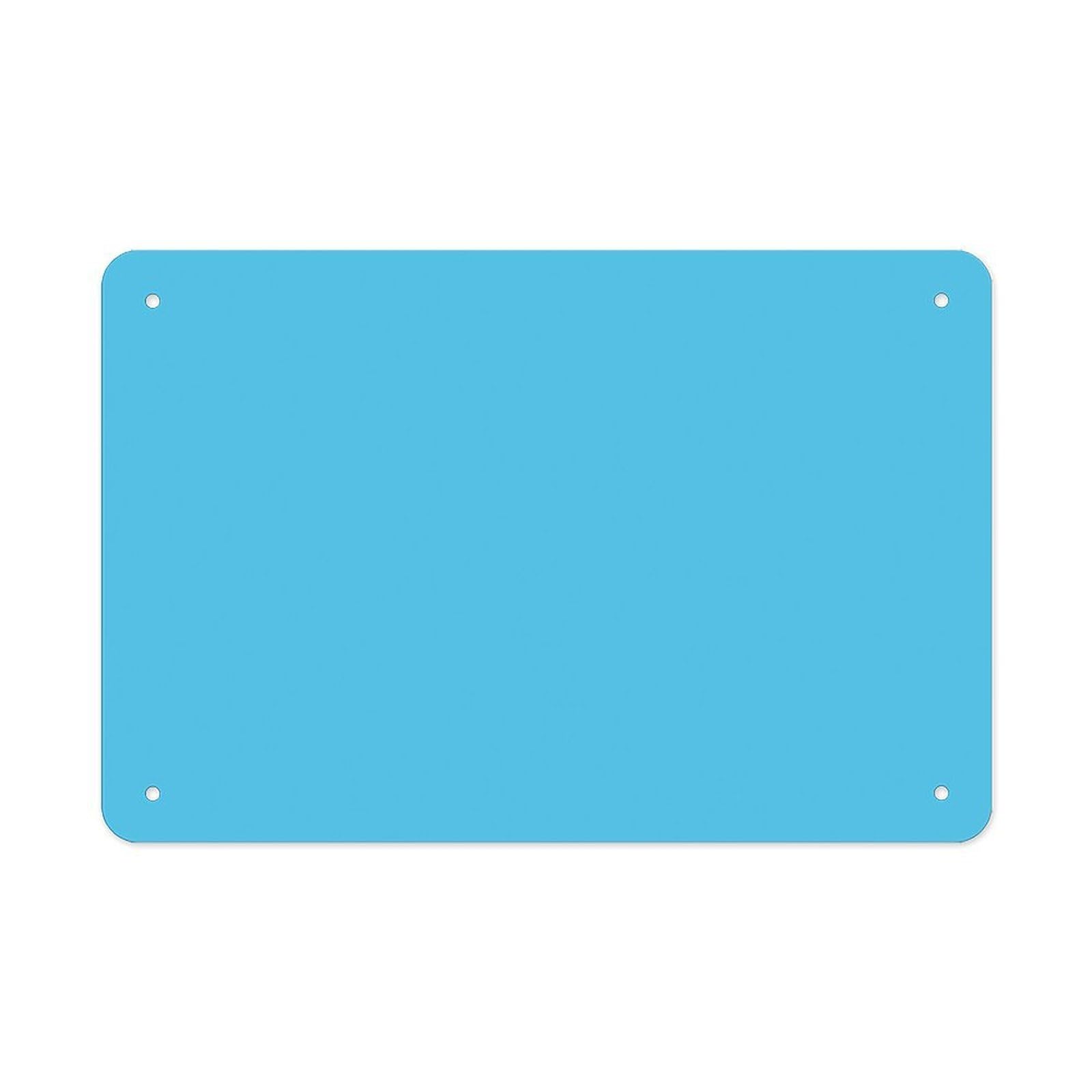 Fodpand Style Sky Blue Wall Art Metal Signs Tin Sign