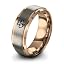 07 - Rose Gold Grey Tungsten