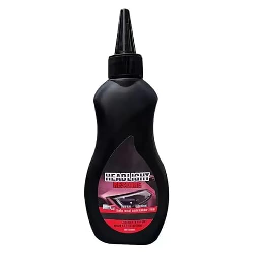 Xakava No-Sanding Fast-Clarity Headlight Restoration Kit, Car Headlight Restoration Kit, No Power Tools Required, Restores Yellowed and Cloudy Headlights, Improves Nighttime Driving Safety (150ml)