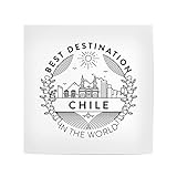 artboxONE Poster 60x60 cm Städte Chile-Abzeichen 