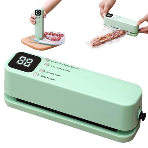 HASTHIP®2 in 1 Vacuum Bag Sealer with Air Blower, USB Rechargeabl...