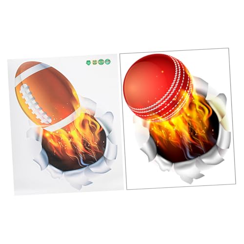 Vinilos decorativos 3D deportivos en pack de 2 piezas