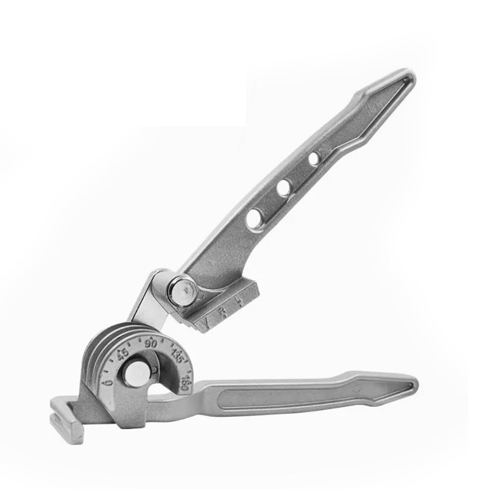 Littimoon Manual Tubing Bending Tool 180° Tube Bender for Copper Aluminum Thin Stainless Steel Tubes Metric