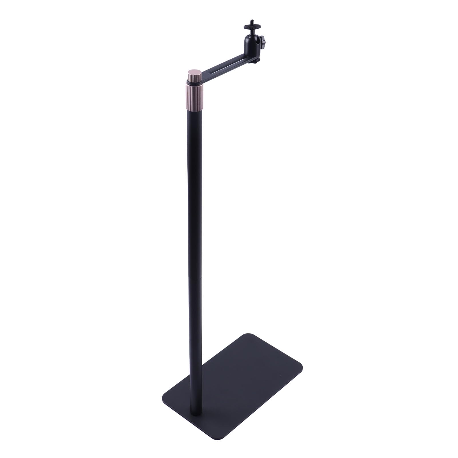 Stojak na Projektor 70-120 Cm, Regulowana Wysokość, Podłogowy z Podstawą ze Stali Węglowej, Odłączany do Projektora Gimbal z Kamerą Telefon