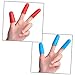 Operitacx 5pcs Silicone Finger Sleeve Finger Cover Protective Cover Protectors Finger Cover Finger Cots Protection Cap Red