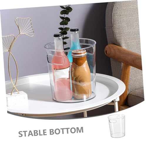 Caneca de Basura Pequeña Transparente con Asa miniatura 7