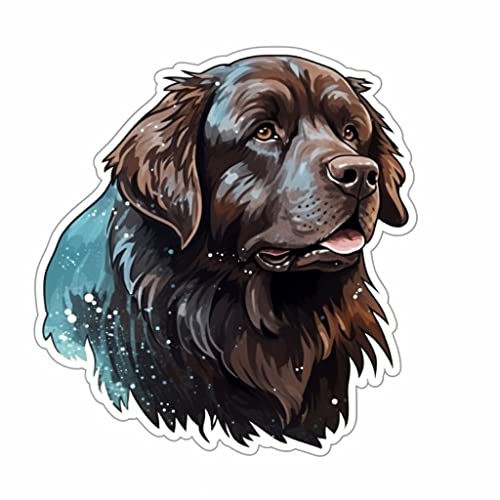 Image of Yoonek Graphics Newfoundland Dog Vinyl Decal Sticker for Car, Laptop, Tumbler, More. #009783-6