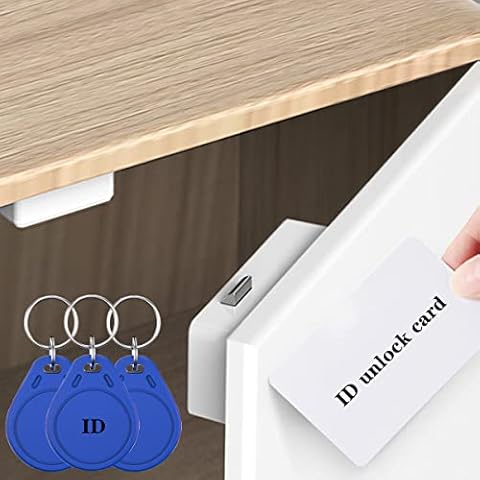 RFID Electronic Cabinet Lock Hidden DIY Electronic Induction Lock for Wooden Cabinet Locker Drawer Cupboard Letter Box Cover