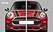 Grille Frame + Front & Rear Fog Light Cover Trim For Mini Cooper S F55 F56 F57